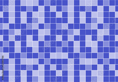 Fondo o estampado de teselas, cuadrados, o cuadros en tonos azules
