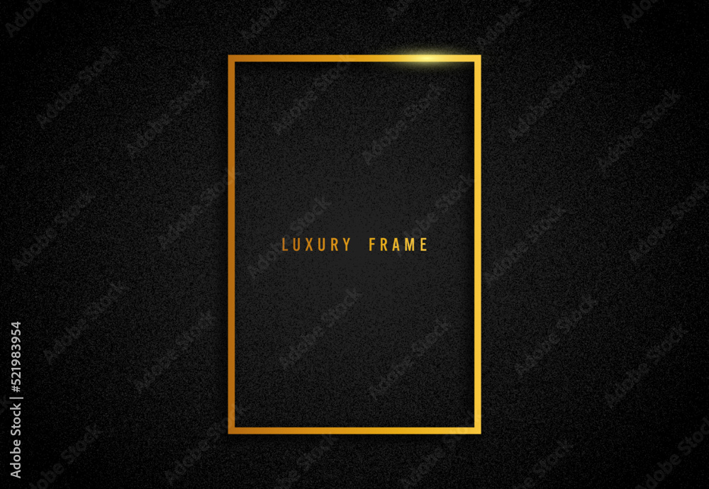 Luxury golden frame mockup. Portrait minimal frame in a black backround. Luxury golden frame mockup. Portrait minimal frame in a black backround.