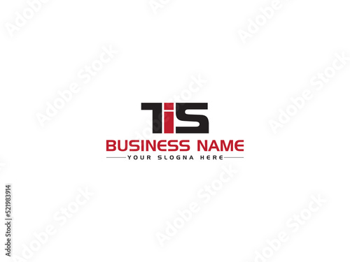 Letter TIS t i s Logo Icon Vector With Colorful Three Letter Design For Any Type Of Business photo