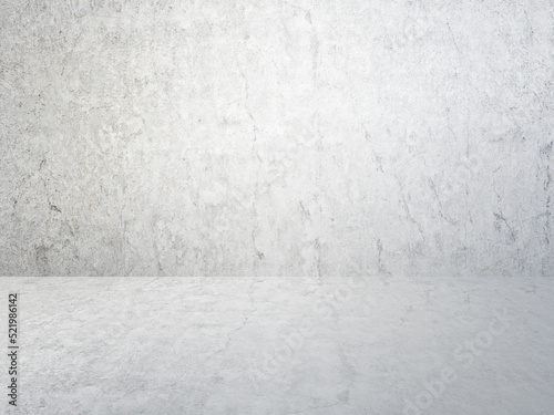 concrete white room