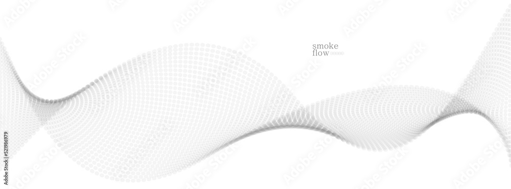 Abstract vector smoke background, wave of flowing circles particles, light grey abstract illustration, smooth and soft design, relaxing image. Abstract vector smoke background, wave of flowing circles particles, light grey abstract illustration, smooth and soft design, relaxing image.