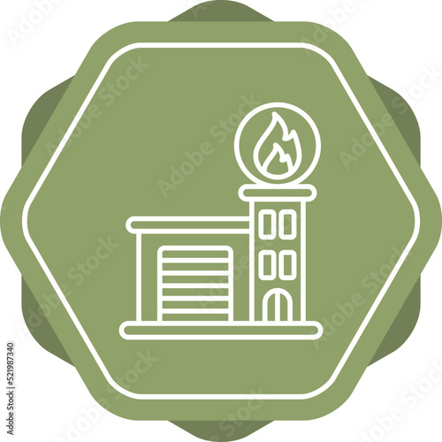 Fire Station Icon