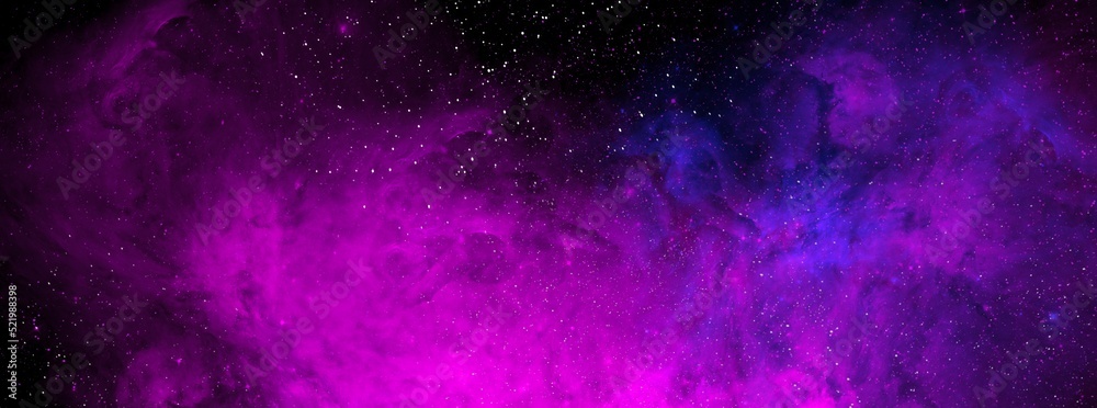 Cosmic background with a blue and pink nebula and stars. Space background with realistic nebula and shining stars. Abstract scientific background with nebulae and stars in space. Cosmic background with a blue and pink nebula and stars. Space background with realistic nebula and shining stars. Abstract scientific background with nebulae and stars in space.