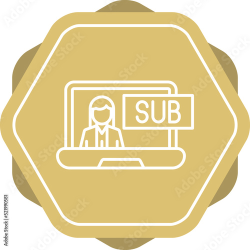 Subscriber Model Icon