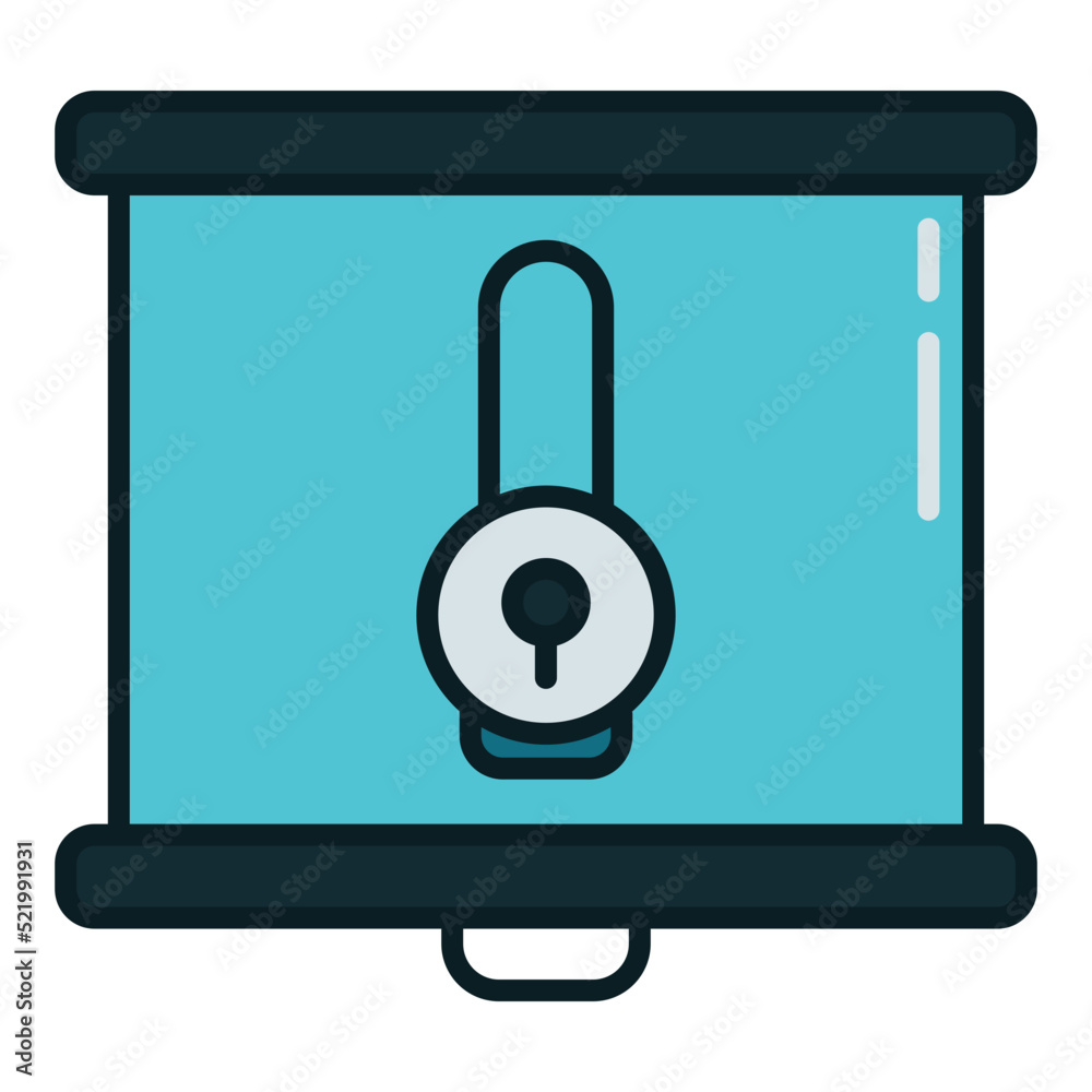 presentation and padlock presentation and padlock