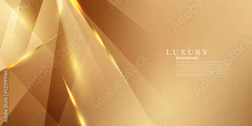 brown abstract background design with luxury golden elements vector illustration