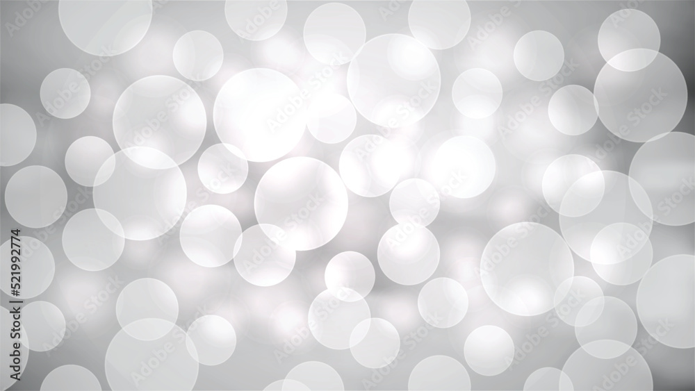 Abstract bokeh of white and gray color background, Vector, illustration Abstract bokeh of white and gray color background, Vector, illustration