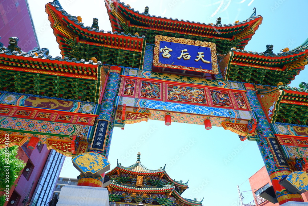 Fototapeta premium 横浜中華街の媽祖廟
