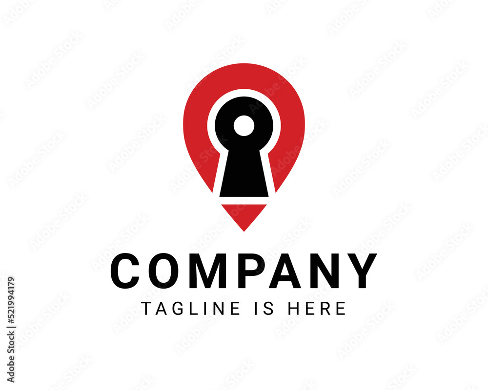 Key Pin travel logo design company Key Pin travel logo design company