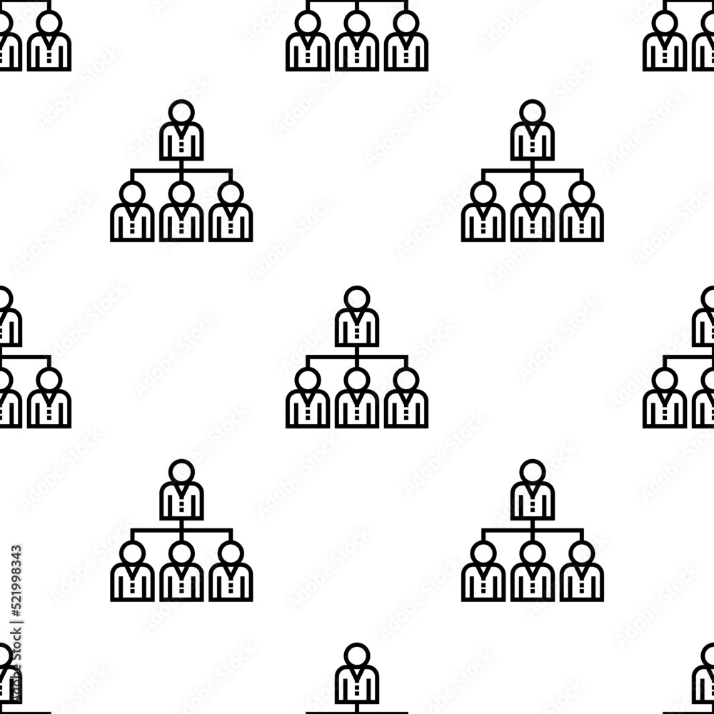 networking icon pattern. Seamless networking pattern on white background.