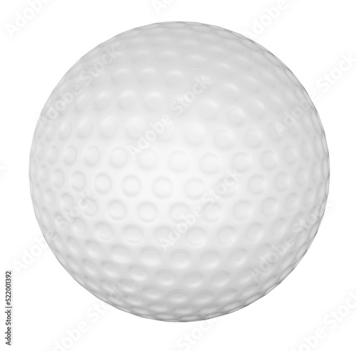 Golf ball isolated