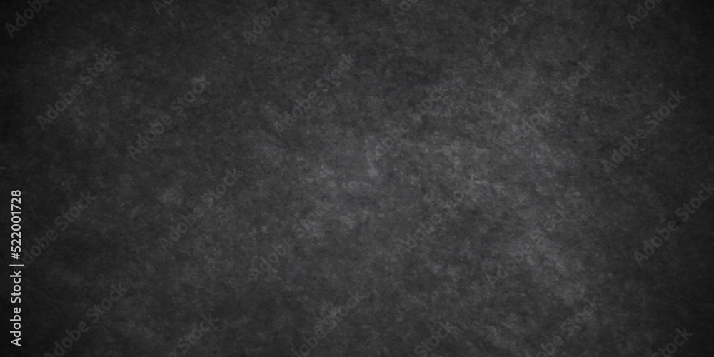 Dark Black stone concrete grunge texture background anthracite panorama. Panorama dark grey black slate background or texture.	