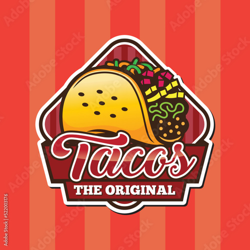 Original Taco Logo Vector Design