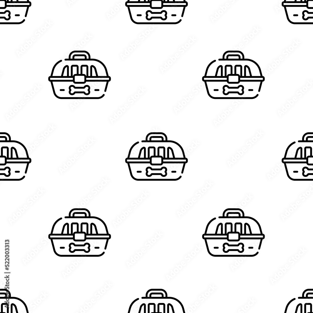 cage icon pattern. Seamless cage pattern on white background. cage icon pattern. Seamless cage pattern on white background.