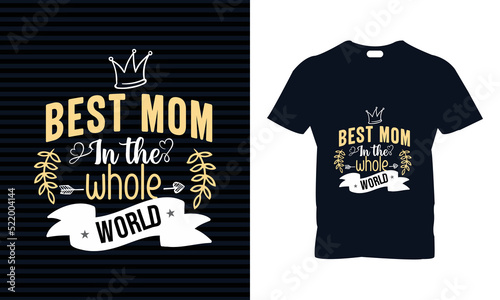 Family t-shirt design. best for print and best gift for mom and dad lovers.