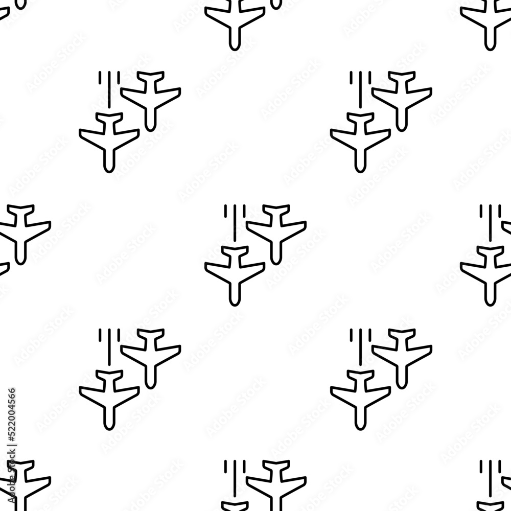 plane icon pattern. Seamless plane pattern on white background. plane icon pattern. Seamless plane pattern on white background.