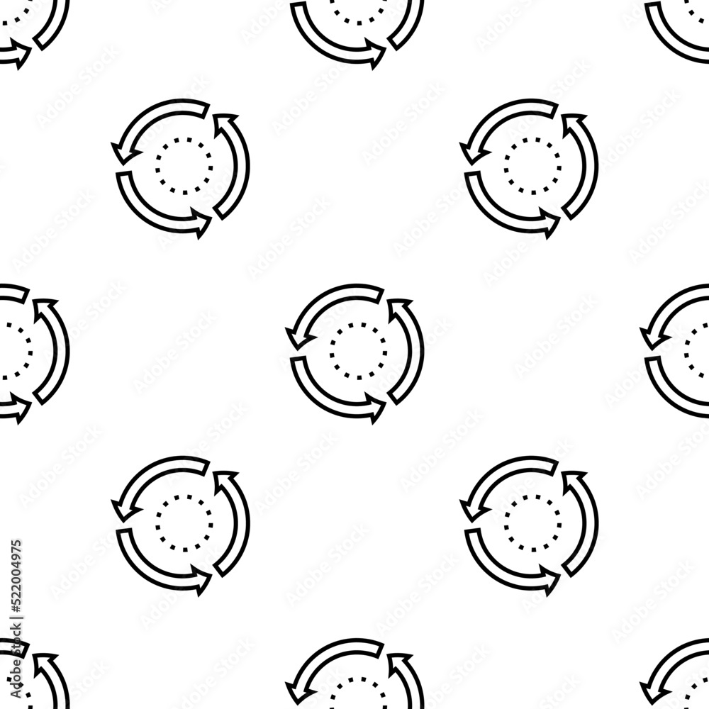 repeat icon pattern. Seamless repeat pattern on white background. repeat icon pattern. Seamless repeat pattern on white background.