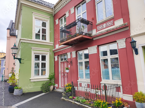 Nordnes neighborhood, Bergen, Norway photo