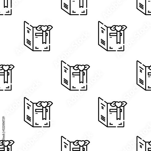 card icon pattern. Seamless card pattern on white background.