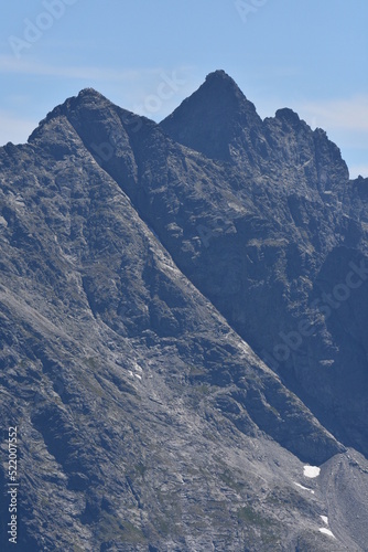 Fototapeta Naklejka Na Ścianę i Meble -  Rysy, szczyt, Tatry, lato, góry, TPN