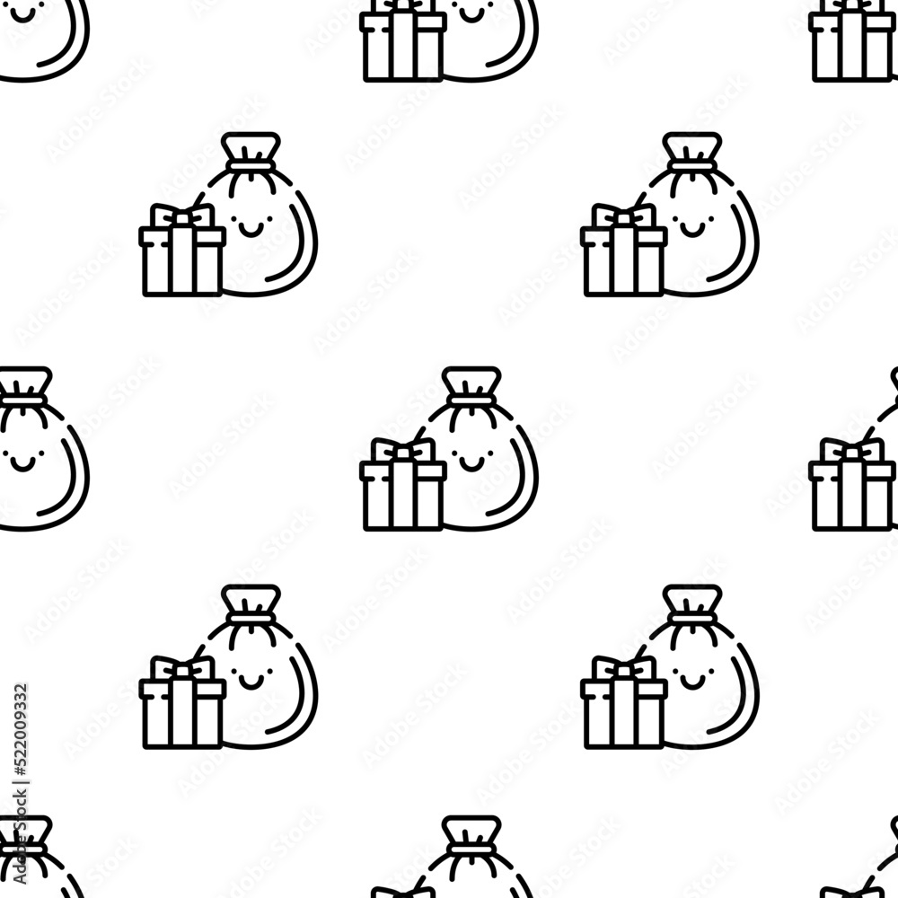 gifts icon pattern. Seamless gifts pattern on white background. gifts icon pattern. Seamless gifts pattern on white background.