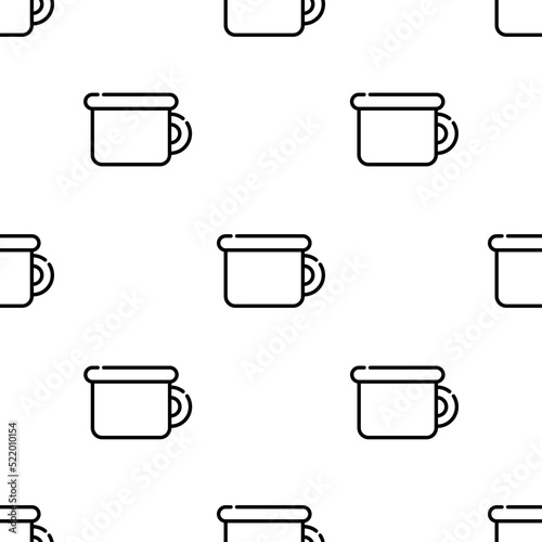 potty icon pattern. Seamless potty pattern on white background.