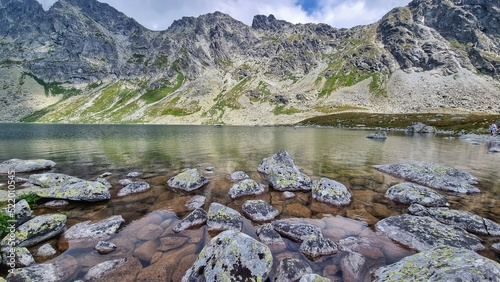 lake in the Tatra mountains in Slovakia 