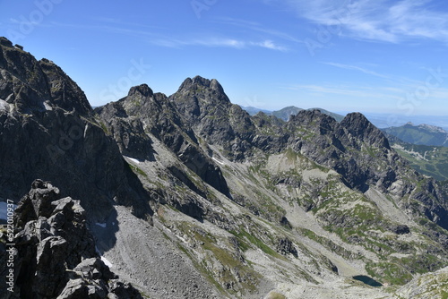 Fototapeta Naklejka Na Ścianę i Meble -  Kościelec, szczyt, Tatry, lato, góry, TPN