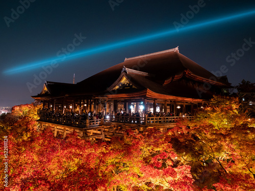 Photography 紅葉と清水寺の夜景