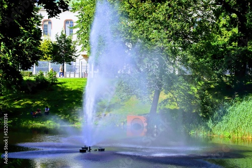 fountain in the park © Raibkashi