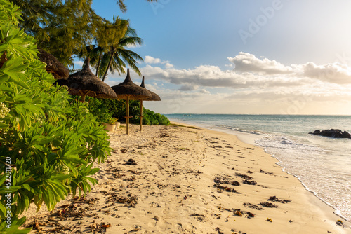 Beach in Mauritius Trou aux biches