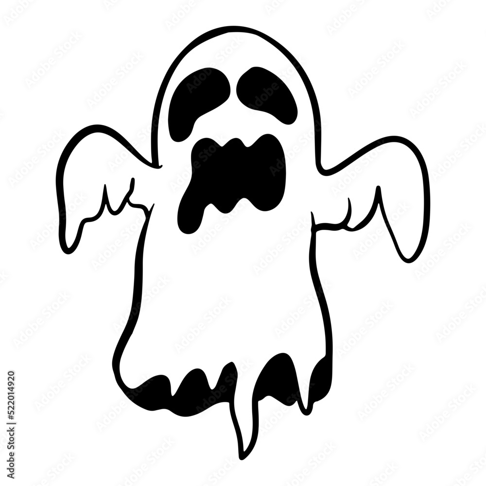 Spooky  Ghost Halloween.