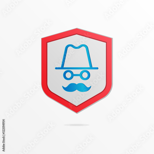 Gentleman detective agent logo