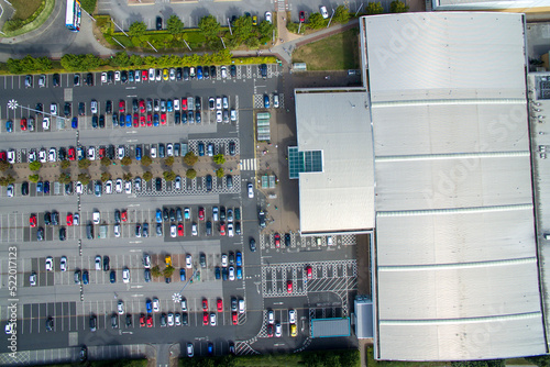 aerial view of Kingswood retail park, Kingswood, Kingston upon Hull  photo