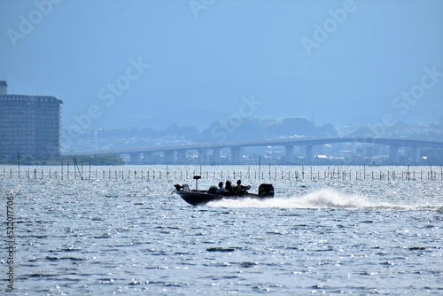 びわ湖、琵琶湖、マリンスポーツ、モーターボート、びわこ大橋、南湖