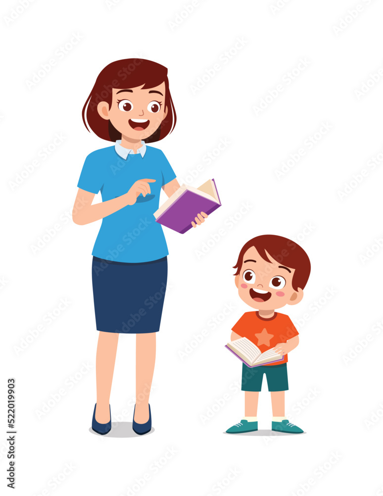 little kid learn how to read with teacher little kid learn how to read with teacher