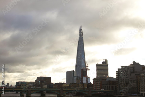 London Skyscraper at twilight