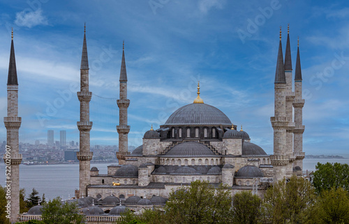 Istanbul, Turkey - April 29, 2022 - The Hagia Sophia Mosque.