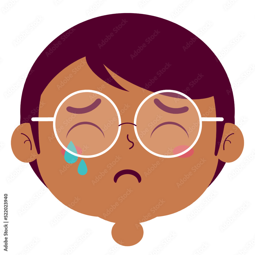 boy crying face cartoon cute boy crying face cartoon cute
