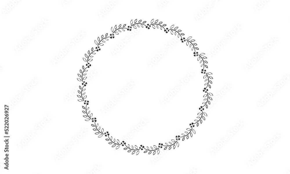 Frame leave vector. Hand Drawn Floral frame. Floral vintage decorative floral frame. Frame leave vector. Hand Drawn Floral frame. Floral vintage decorative floral frame.