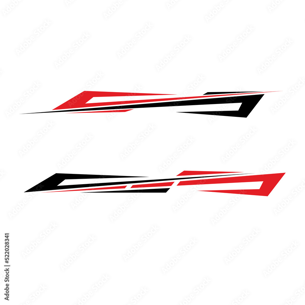 racing car wrapping background vector. sports car stickers
