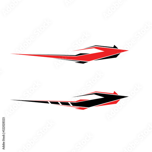 racing car wrapping background vector. sports car stickers
