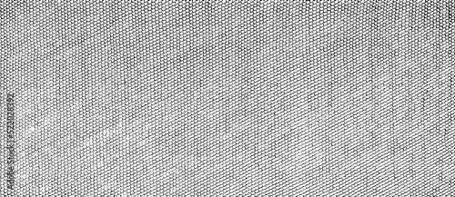 Vector fabric texture. Distressed texture of weaving fabric. Grunge background. Abstract halftone vector illustration. Overlay to create interesting effect and depth. Black isolated on white. EPS10.