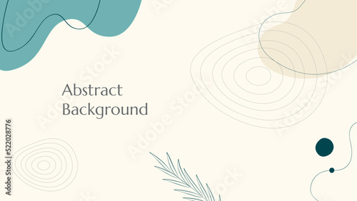 Vector flat abstract doodle background
