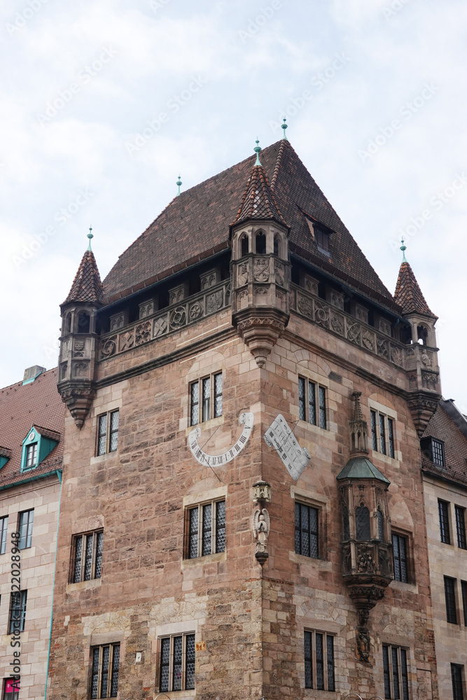 The Nassauer Haus in the center of Nuremberg, Germany