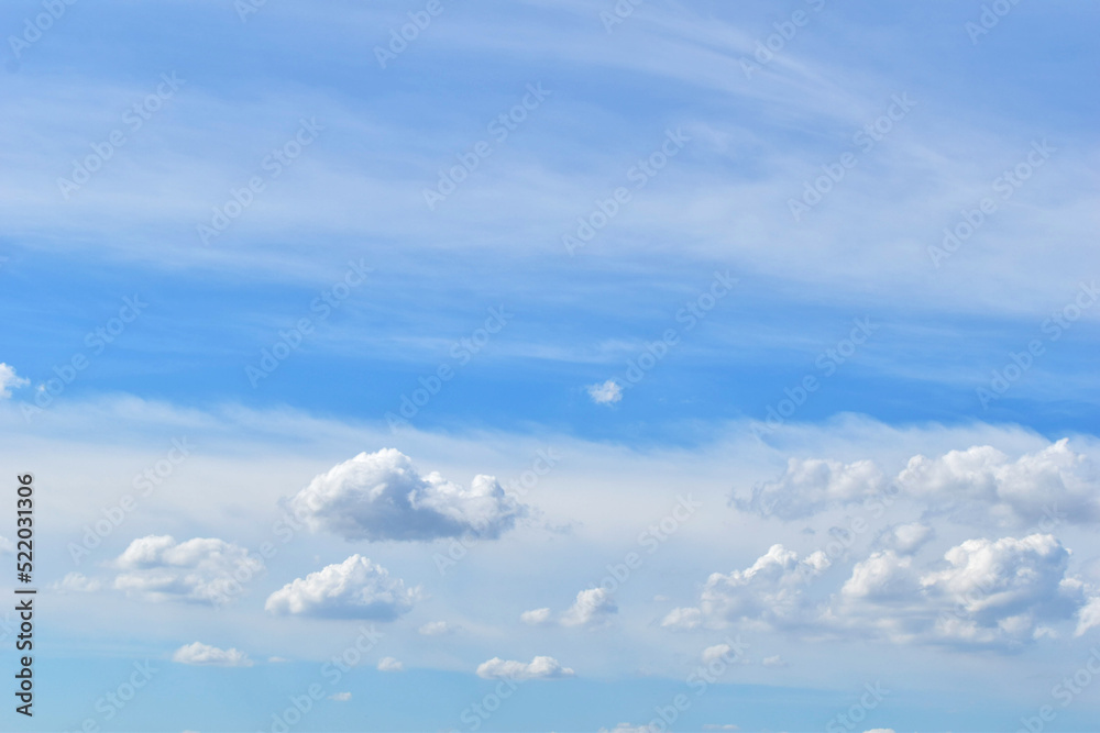 Blue sky with clouds for background Blue sky with clouds for background