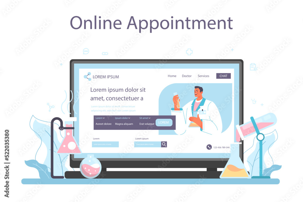 Laboratory assistant online service or platform. Pharmaceutical research Laboratory assistant online service or platform. Pharmaceutical research