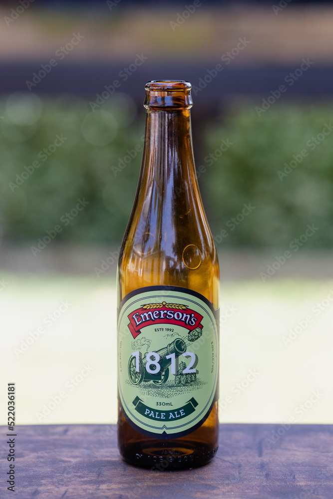 Pale Ale beer from Emerson's brewing company. January, 2020, Hawke's