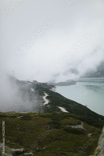 clouds over the river