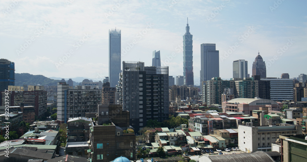 Fototapeta premium Taipei city skyline